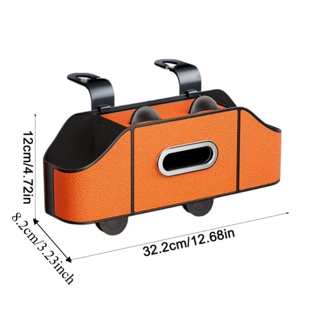Cup Holder Car Backseat Organizer Tissue Box Hanging Hook Automotive Zpaxo
