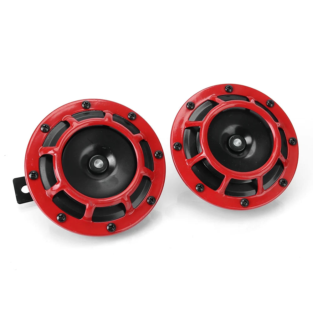 Loud Universal Car Horn Cool Scheme Electricity 1Pair Motorcycle Zpaxo