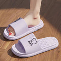 Women Summer Concise EVA Slippers Men Soft Home Slides Couples
