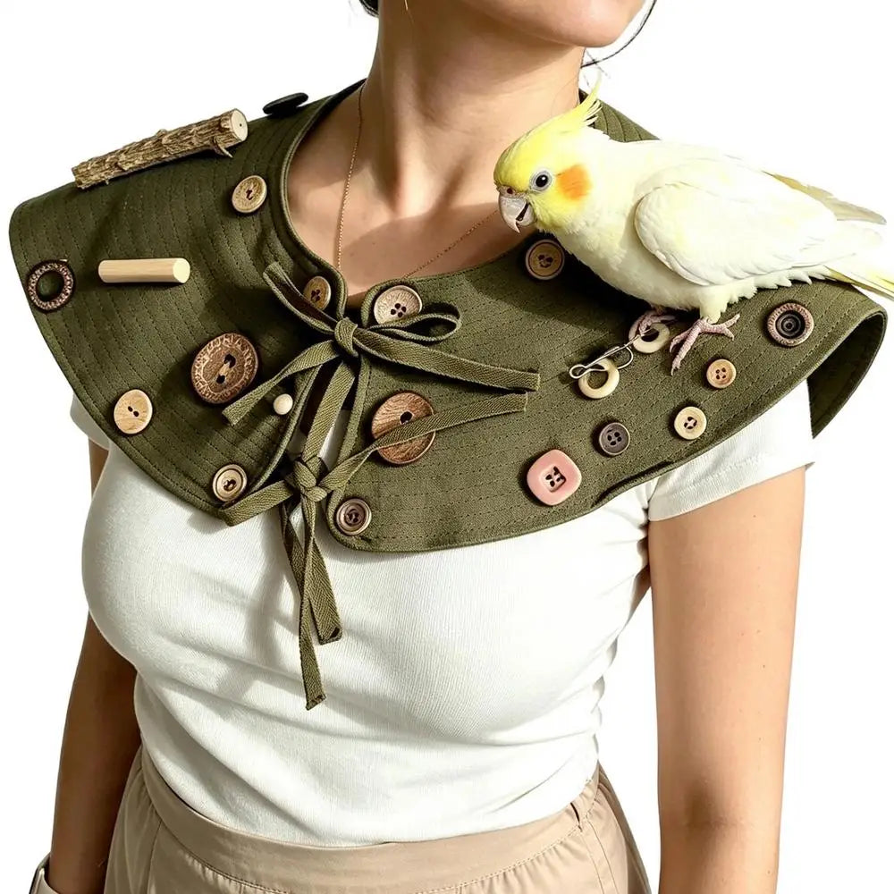Parrot Shoulder Protector Anti-scratch Reusable Washable Guard Bird