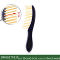 Wide Tooth Hair Combs Anti-Static Wood Comb for Styling Detangling Hair Brush for Women Head Acupuncture Point Massage Brush Zpaxo Wide comb A China Mainland
