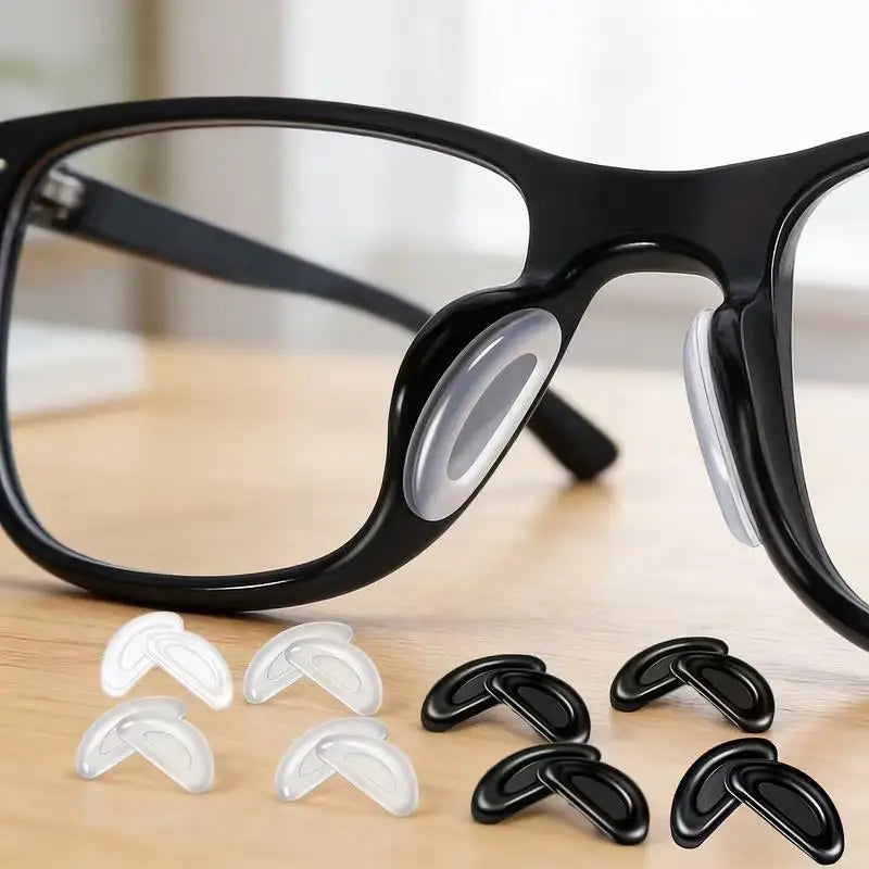 20pcs Soft Nose Pads for Glasses – Non-Slip, High Air Chamber Design, Odorless Eyewear Replacement Set Zpaxo