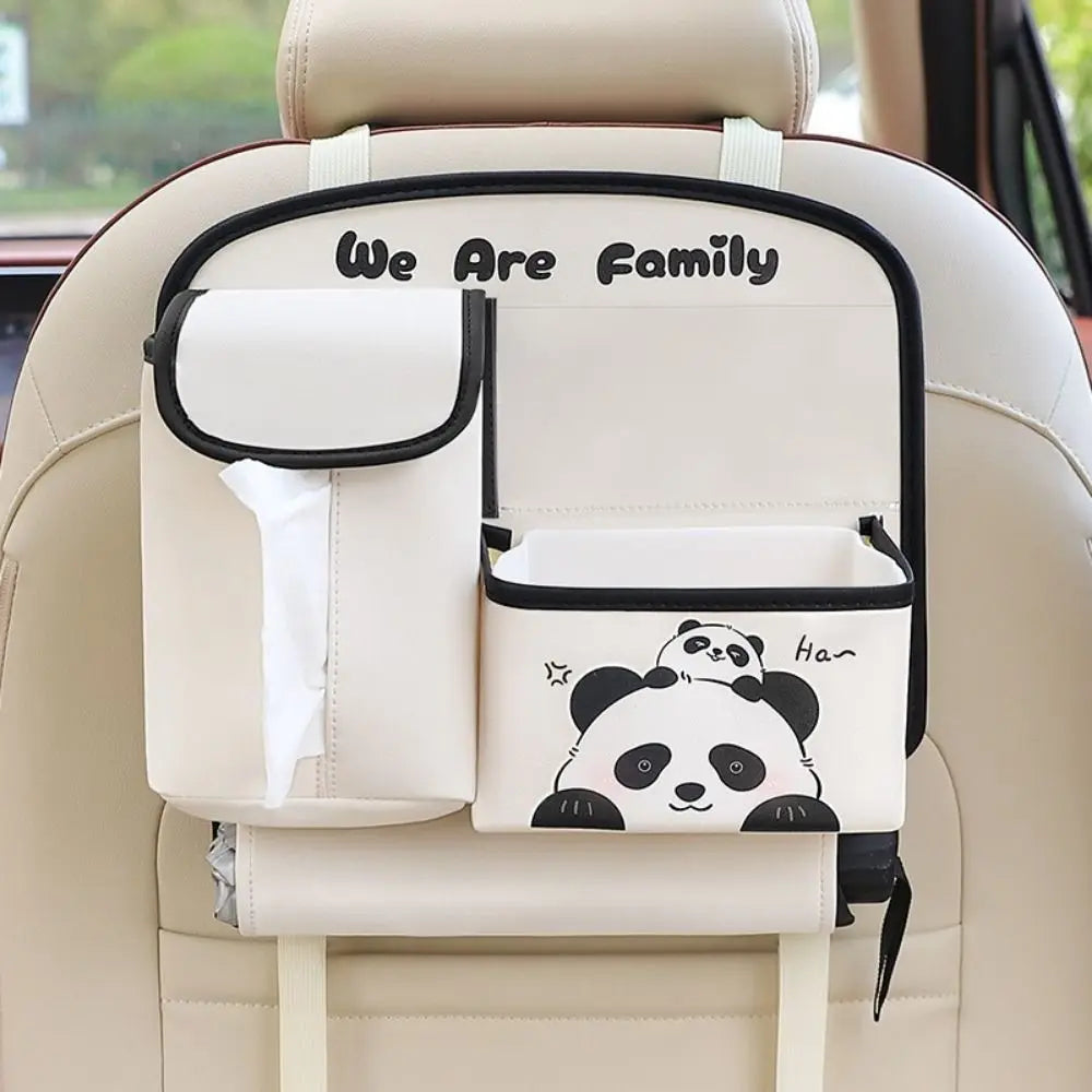 Multi functional Car Storage Bag Waterproof Multi pocket Hanging Storage Bag Car Interior Cartoon Seat Back Organizer Zpaxo