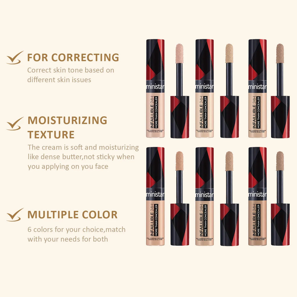 Concealer Natural Concealer Modifies Skin Tone Natural Three-dimensional Zpaxo