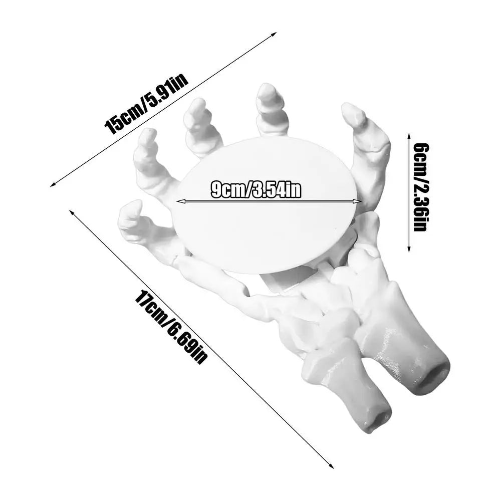 Gothic Coasters Skull Hand Cup Mat 3D Funny Decorative Drinks
