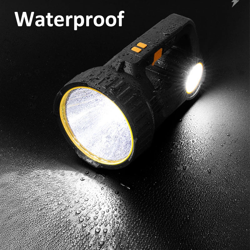Rechargeable LED Spotlight – COB Side Light & USB Power Bank