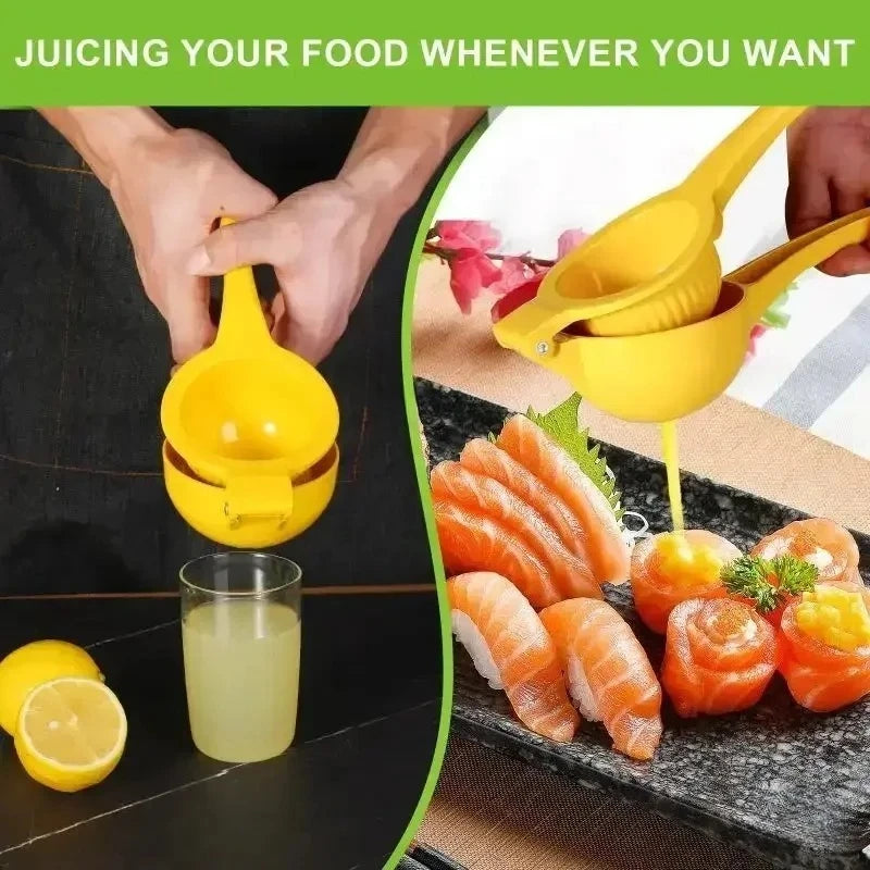 Manual Metal Lemon Lime Squeezer Stainless Steel Manual Citrus Press Juicer, Hand Press Juicier Fresh Fruit Tool Kitchen Tools Zpaxo