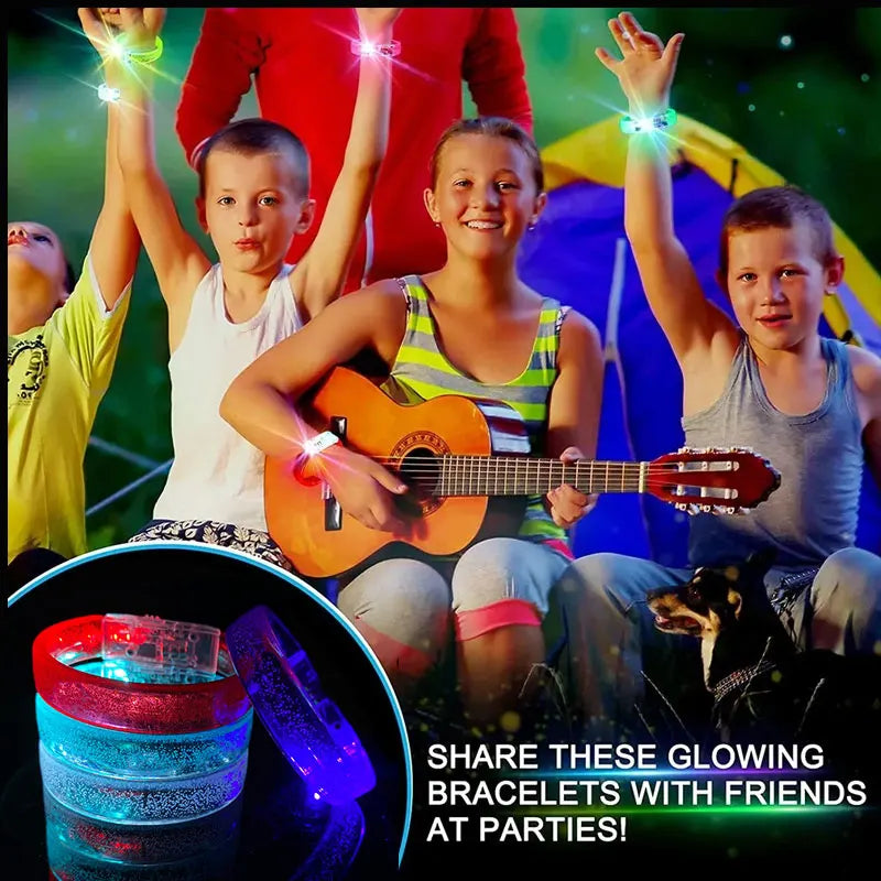 20 30 LED Party Bracelet Customized Bracelets Luminous Neon Wedding