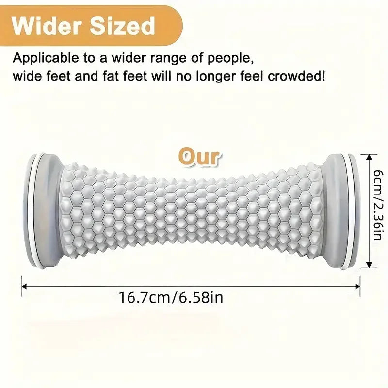 Foot Massager Massage Roller Yoga Massage Ball Plantar Fascia Roller Muscle Relaxation Care Plastic Manual Foot Massager Rollers Zpaxo