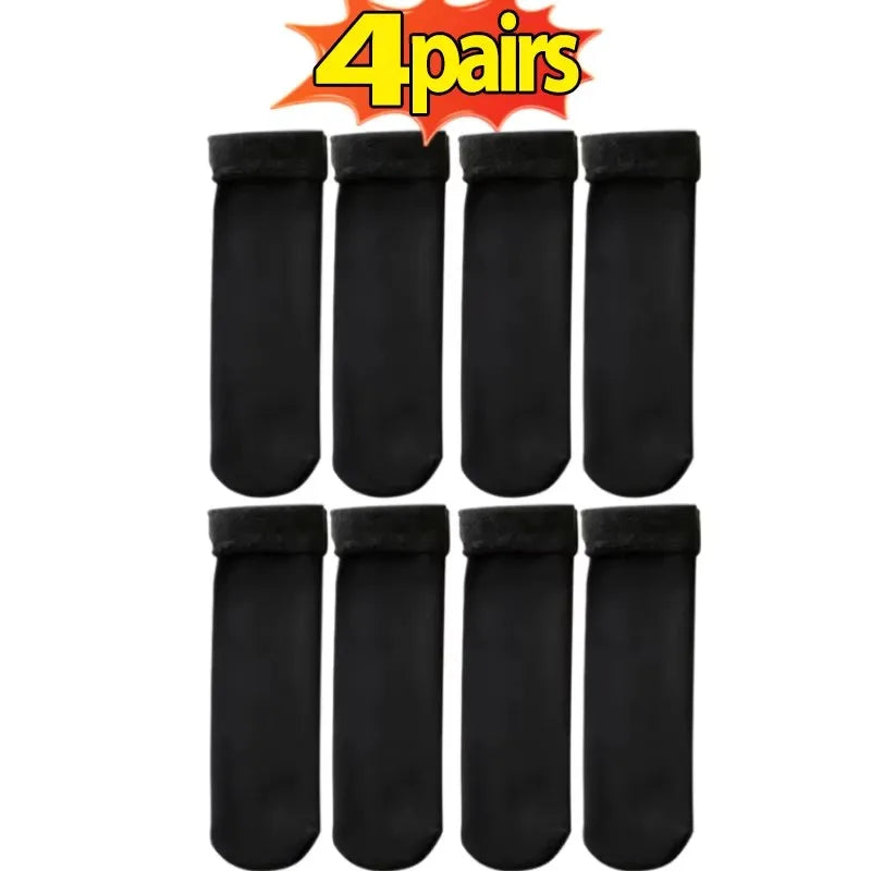 Women's Thick Thermal Velvet Socks – Warm Winter Floor Socks