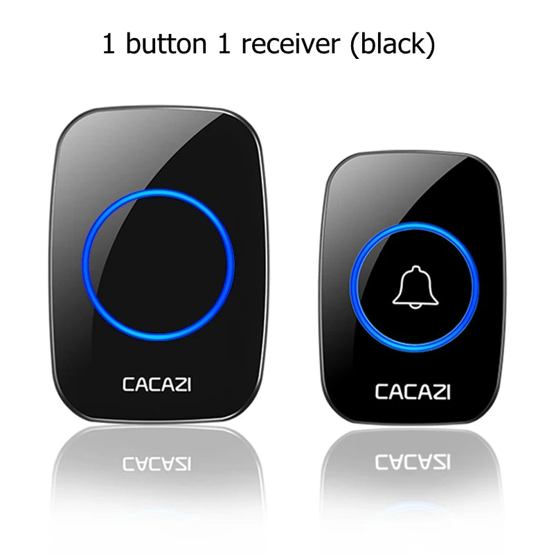 Wireless Doorbell 300m Range Waterproof Home Intelligent Door Bell Zpaxo