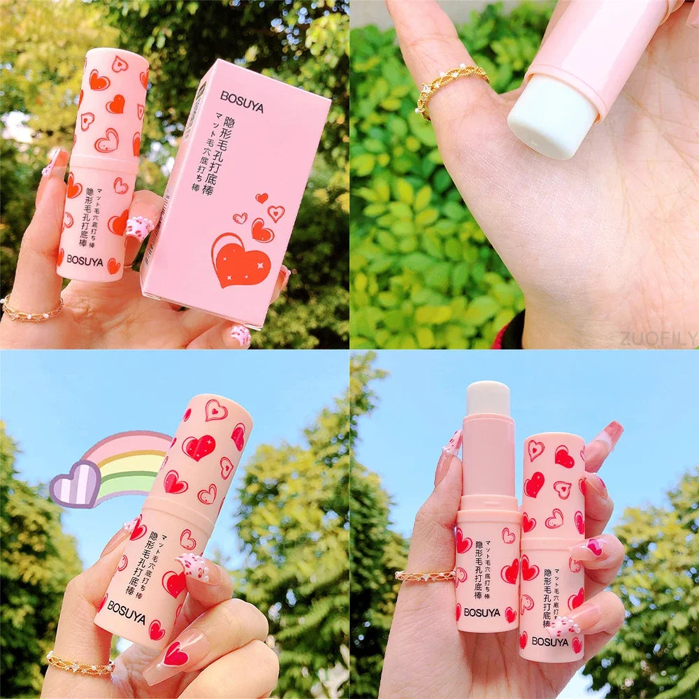 Makeup Base Face Primer Stick Invisible Pore Light Oil-control Finish No Creases Not Cakey Concealer Primer Stick Matte Cosmetic Zpaxo