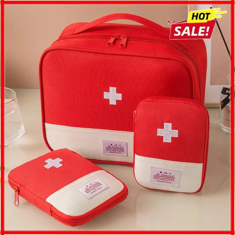 3-Pack Portable First Aid Kit Bag – Medical Storage Organizer First Aid Kit Bag Zpaxo