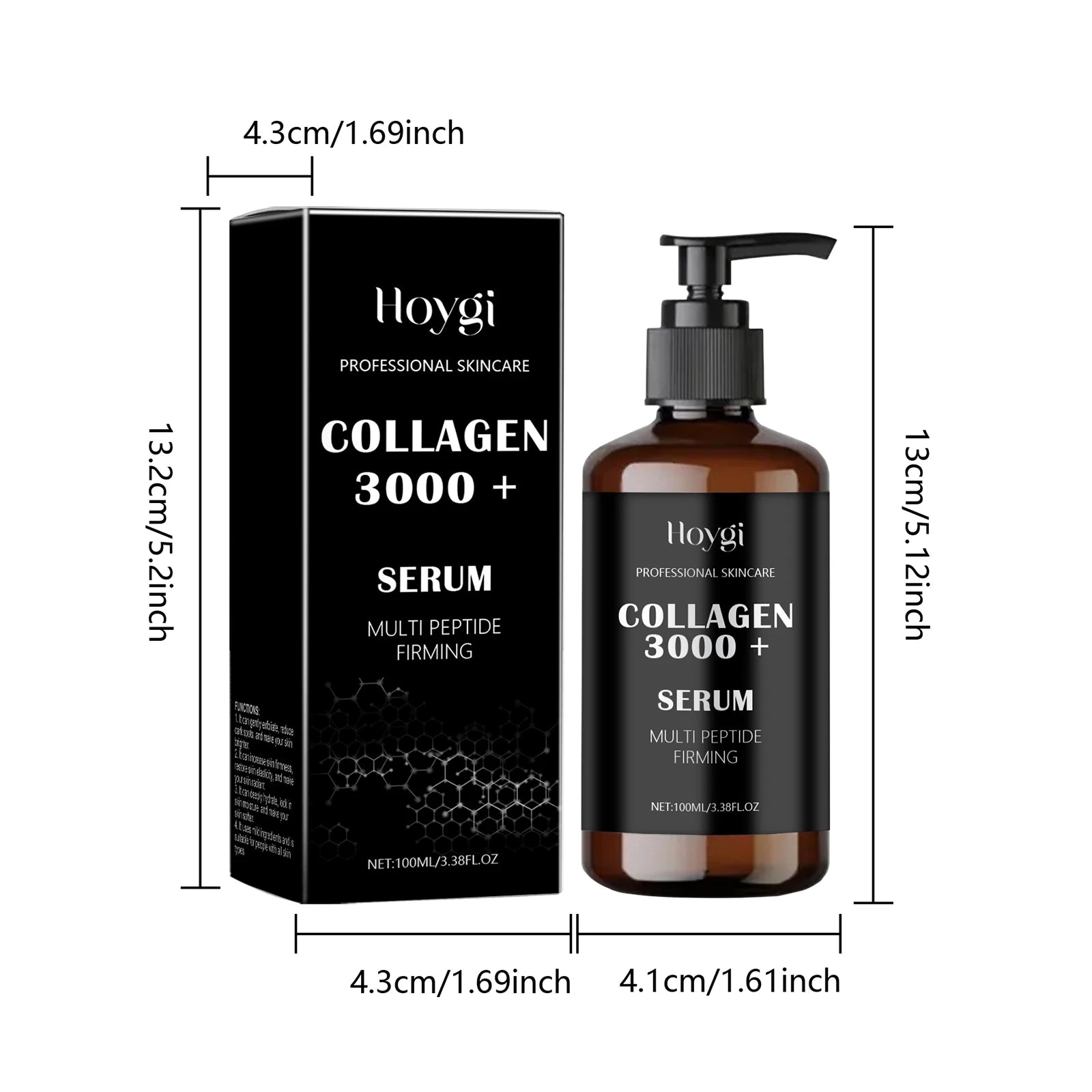 Hoygi Hyaluronic Acid Serum – Anti-Aging Firming Face Serum Hyaluronic Acid Serum Zpaxo 100ml Boxed
