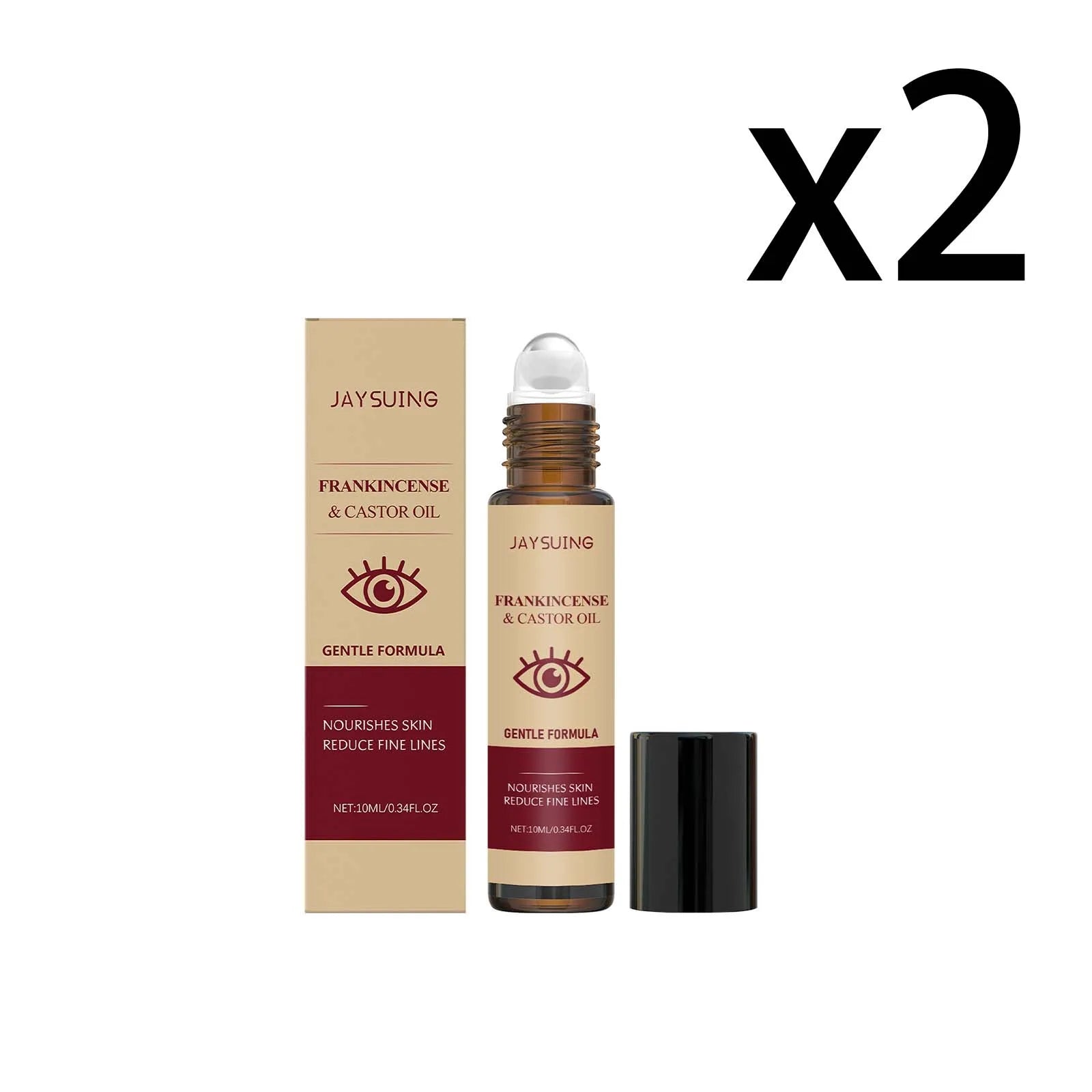 Castor Oil Eye Serum – Dark Circles, Puffiness & Fine Lines Eye Care Serum Zpaxo 2x10ml 10ml