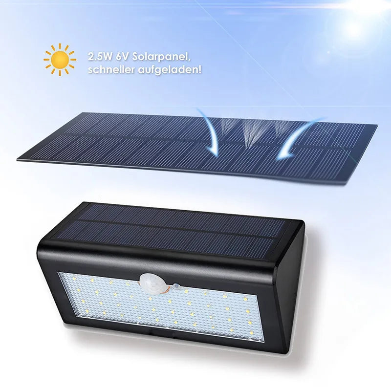 Solar LED Lamps Outdoor Waterproof Motion Sensor Wall Light Path Zpaxo