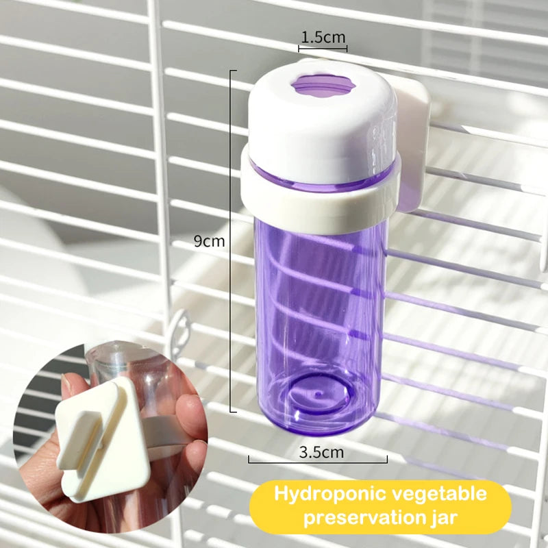 Supplies Bird Parrot Feeder Cage Vegetable Holder Preservation Jar Zpaxo A5