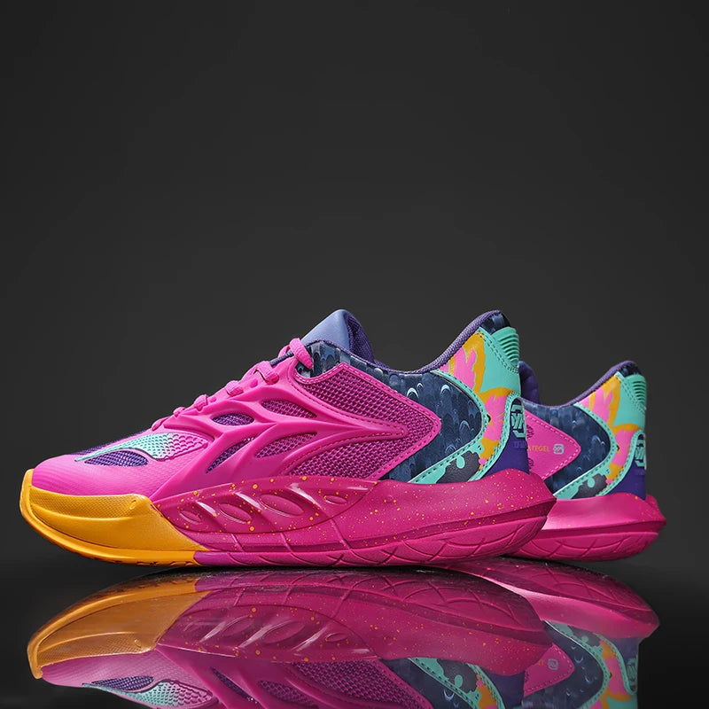 Men's Basketball Shoes Breathable Cushioning Non-slip Wearable Runing Zpaxo 8603-1 1 45