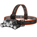 7 LED Rechargeable Waterproof Headlamp – 4 Modes, Camping