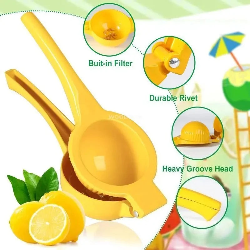 Manual Metal Lemon Lime Squeezer Stainless Steel Citrus Press Juicer