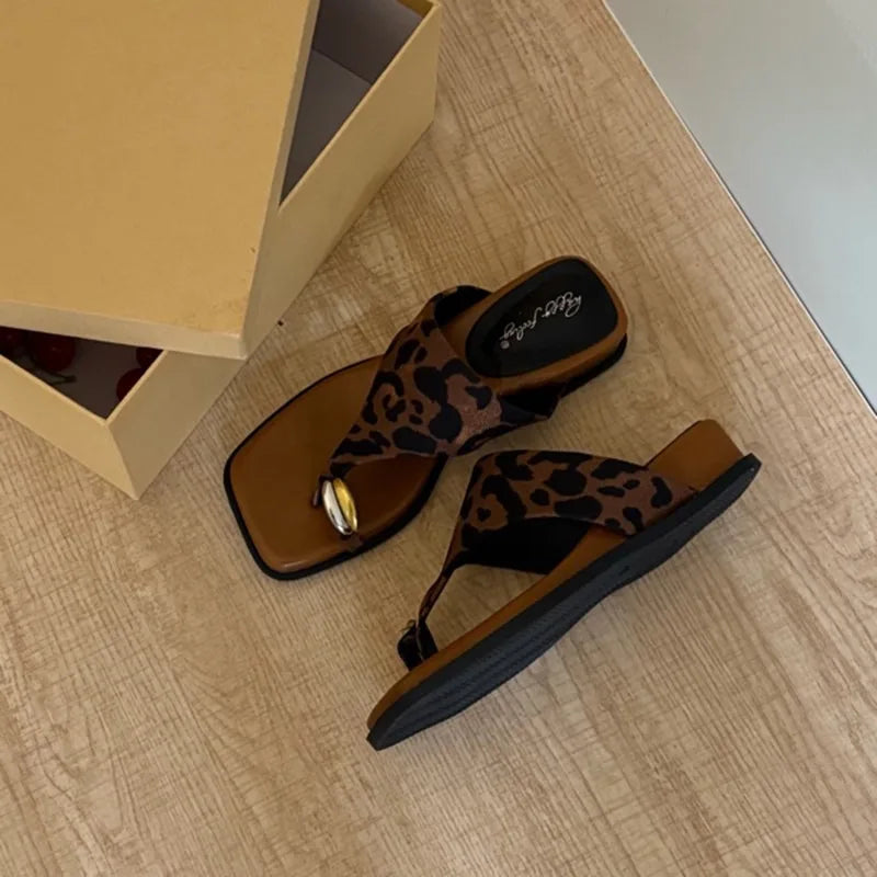 Platform Wedges Heel Clip Toe Women Slippers Concise Dress Street Style Slides Summer Ladies Outdoor Sandalias Zpaxo