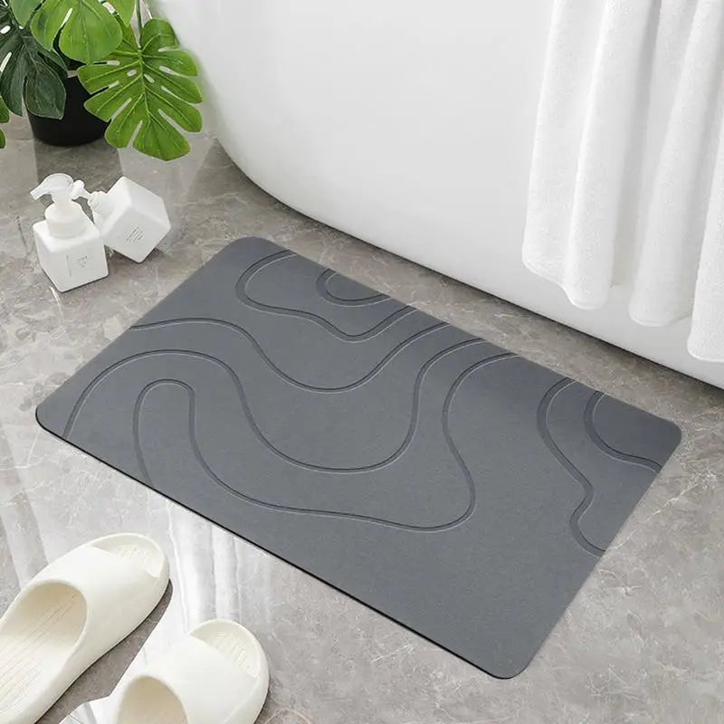 Bath Drying Stone Mat Fast Dry Shower Entryway Rugs Indoor Bathroom