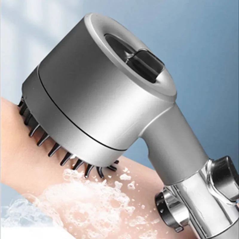 High Pressure Strong Current Shower Head Water Saving Shower with Water Filter 3 Mold Knobs Controllable Hand Shower Bathroom Zpaxo