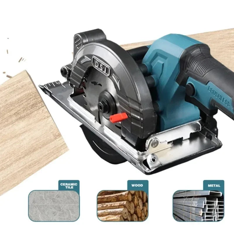 Brushless Circular Saw Multifunctional Cutting Tool Handheld Cordless
