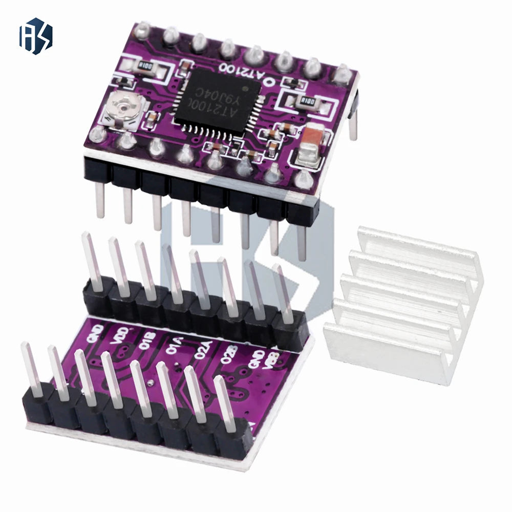 3D Printer Dual Mode Stepper Motor Driver Board A4988 DRV8825 AT2100 Zpaxo