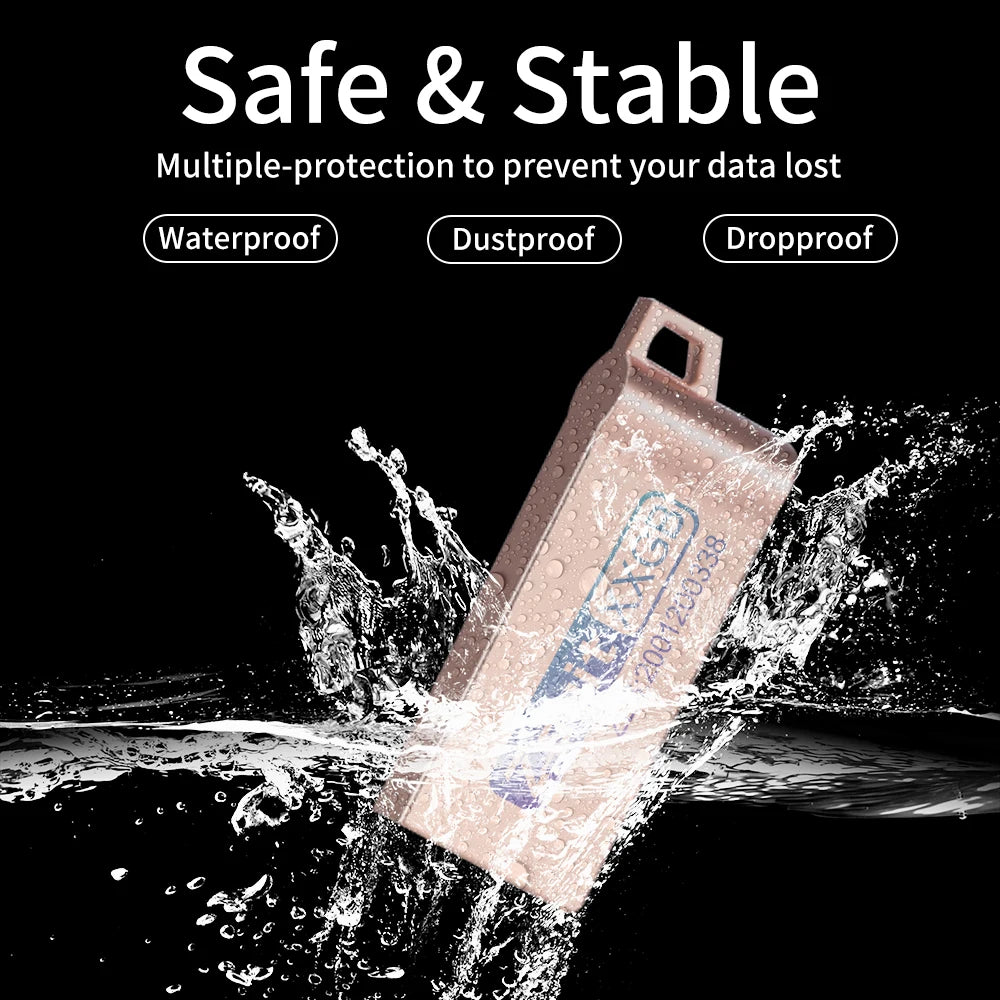 ZSUIT CXFK 3.0 Metal USB Flash Drive 64GB Pen Drive 4GB 8GB 16GB U Disk 32GB Memory Stick 128GB USB Storage Stick Custom LOGO Zpaxo