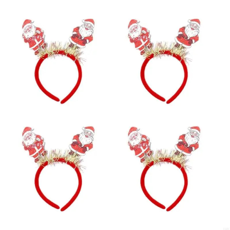 Christmas Party Headband Elastic Santa Snowman Deer Plastic Hair Zpaxo A China Mainland