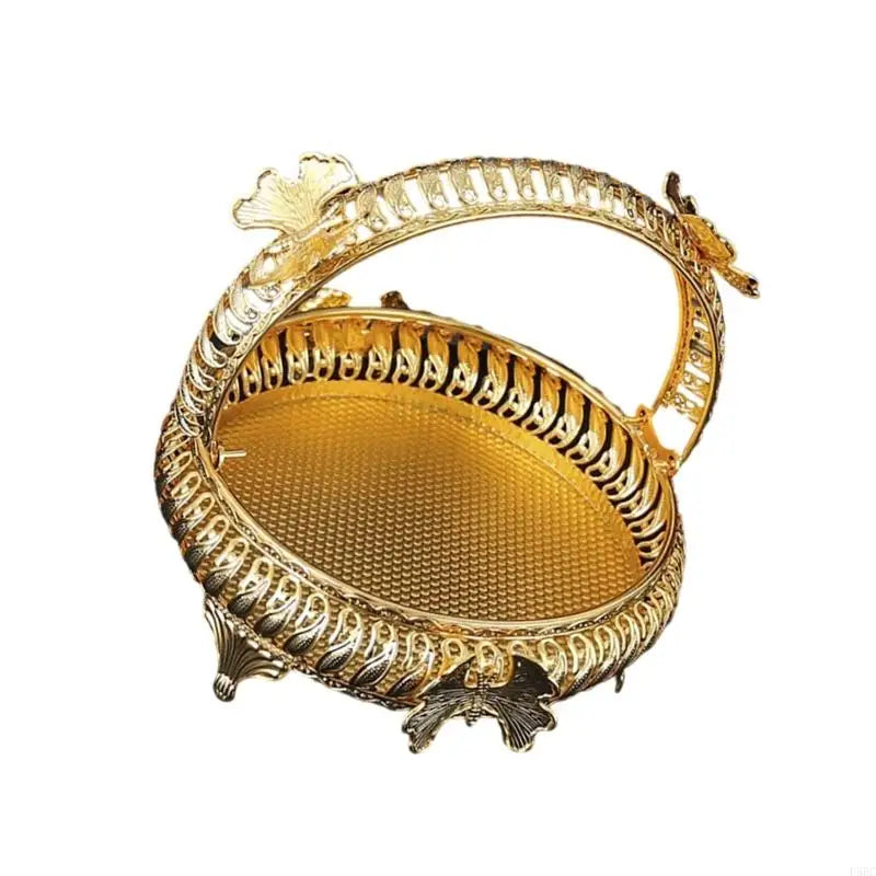 Space Efficient Metal Fruit Serving Bowl Capacity Lightweighted Tray