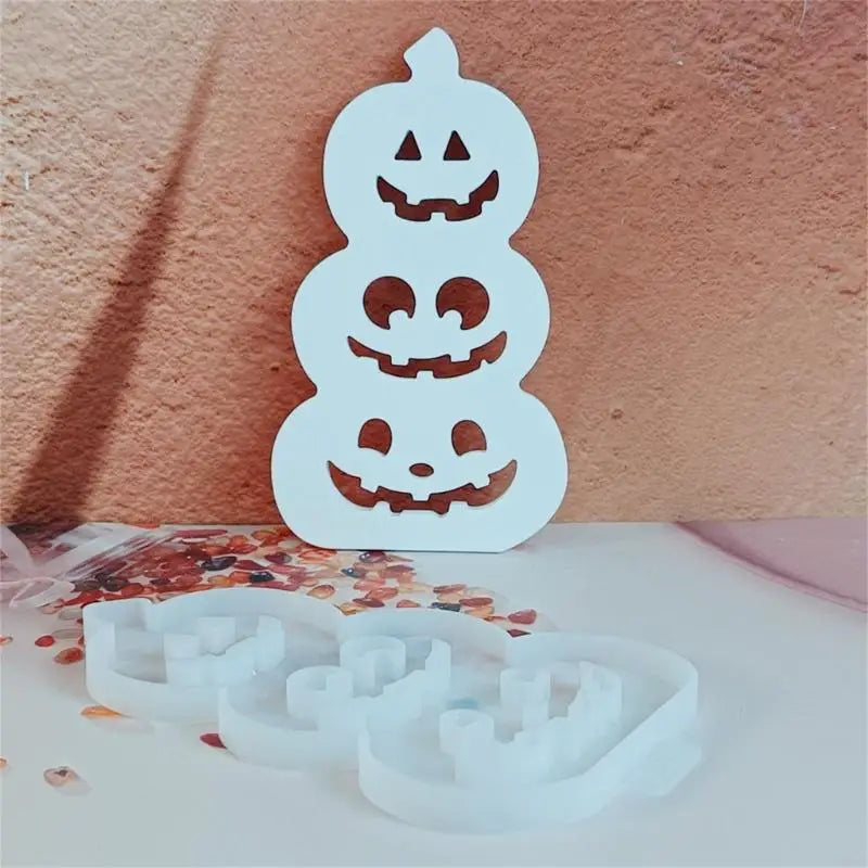 Silicone Molds Plasters Halloween Pumpkin Light Casting Ornament