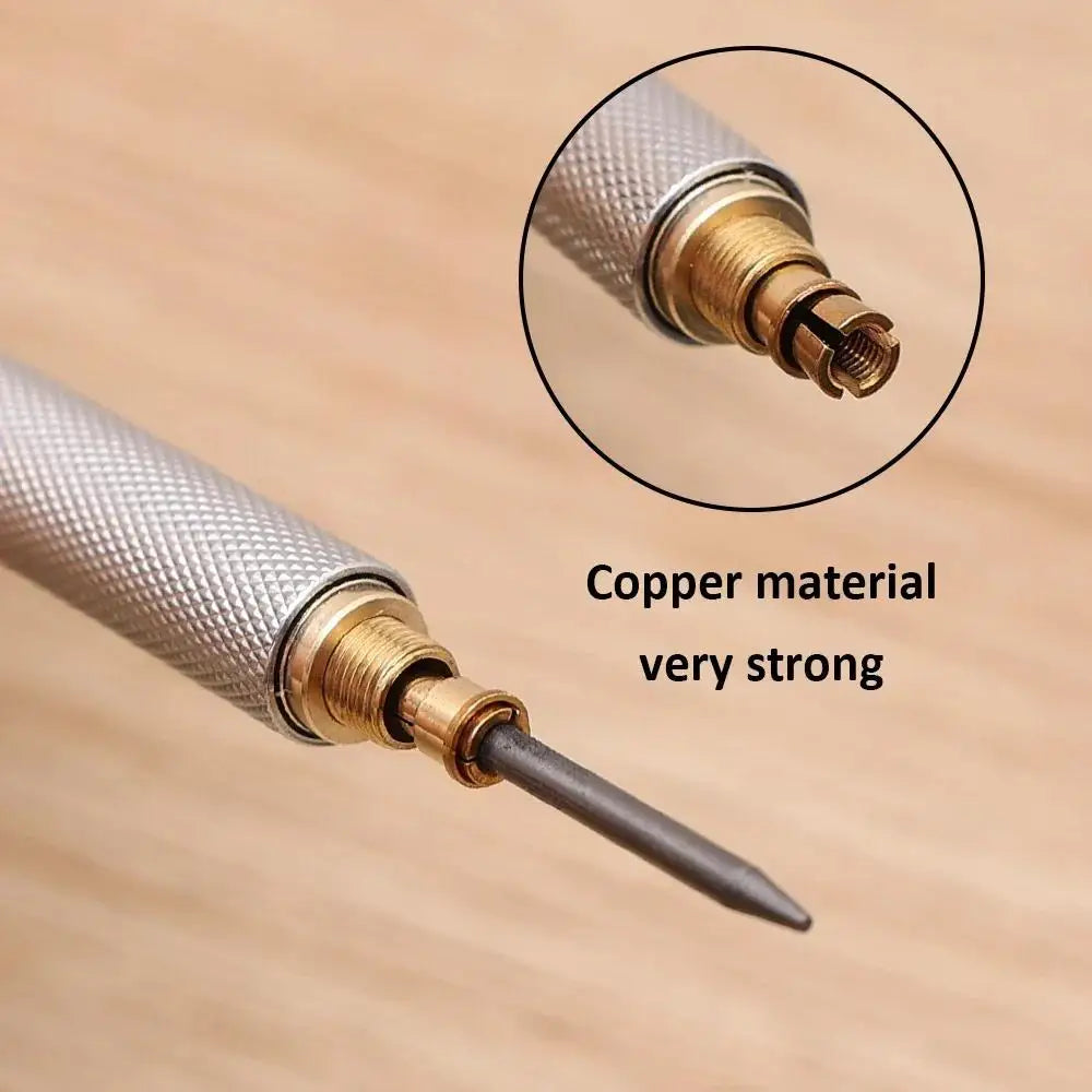 Metal Mechanical Pencil 0 3 5 7 9 1 Lead Refill Art Automatic