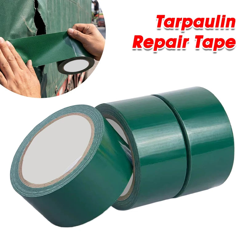 1roll 10M Tarpaulintent Repair Tape Strong Adhesive Waterproof Fabric