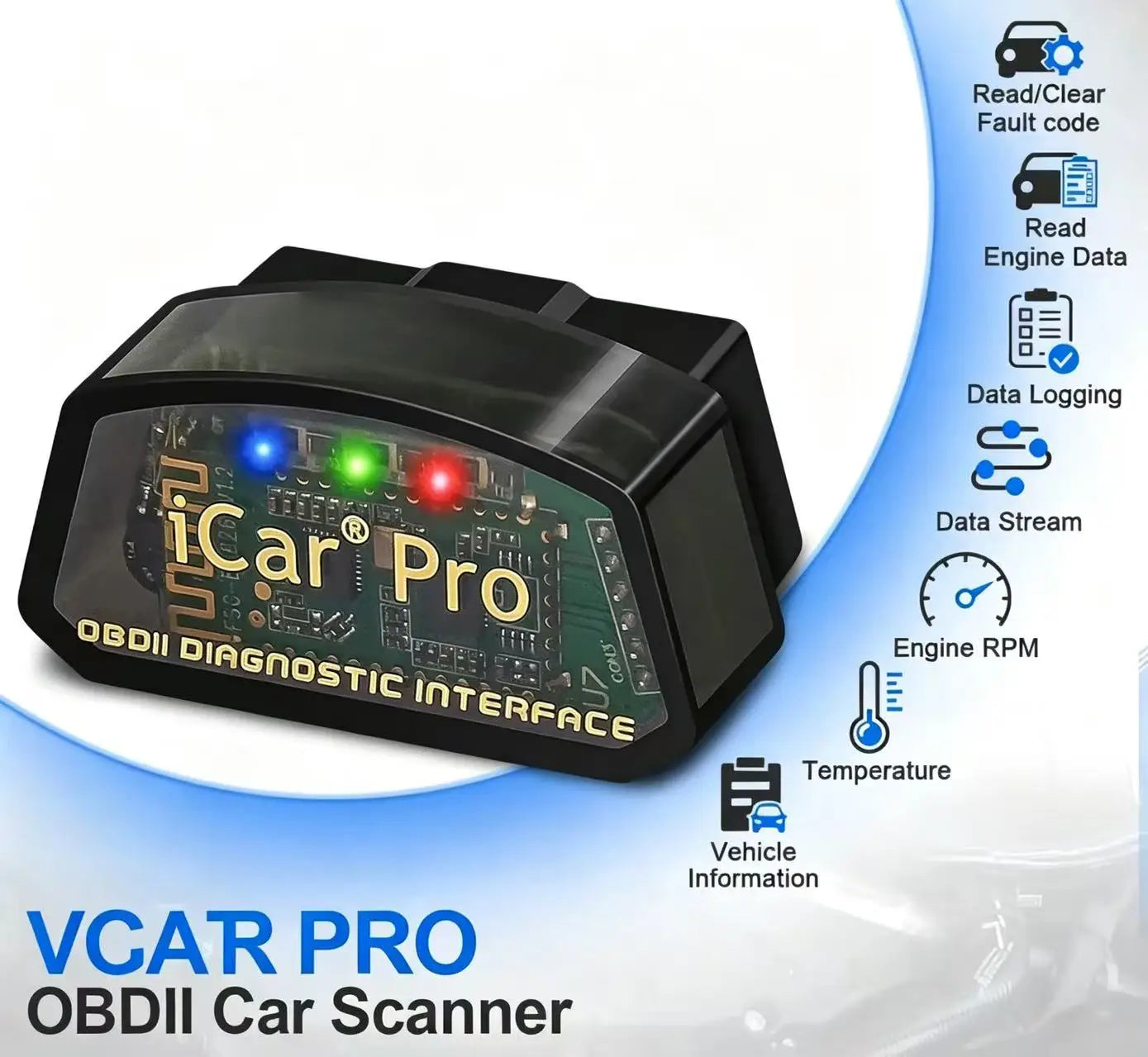 Icar OBD2 Diagnostic Tool BT4 0 Wifi Hardware V2 3 Android iOS Real Zpaxo