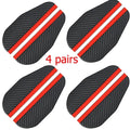 Carbon Fiber Car Rearview Mirror Rain Visor Cover – 1–4 Pairs