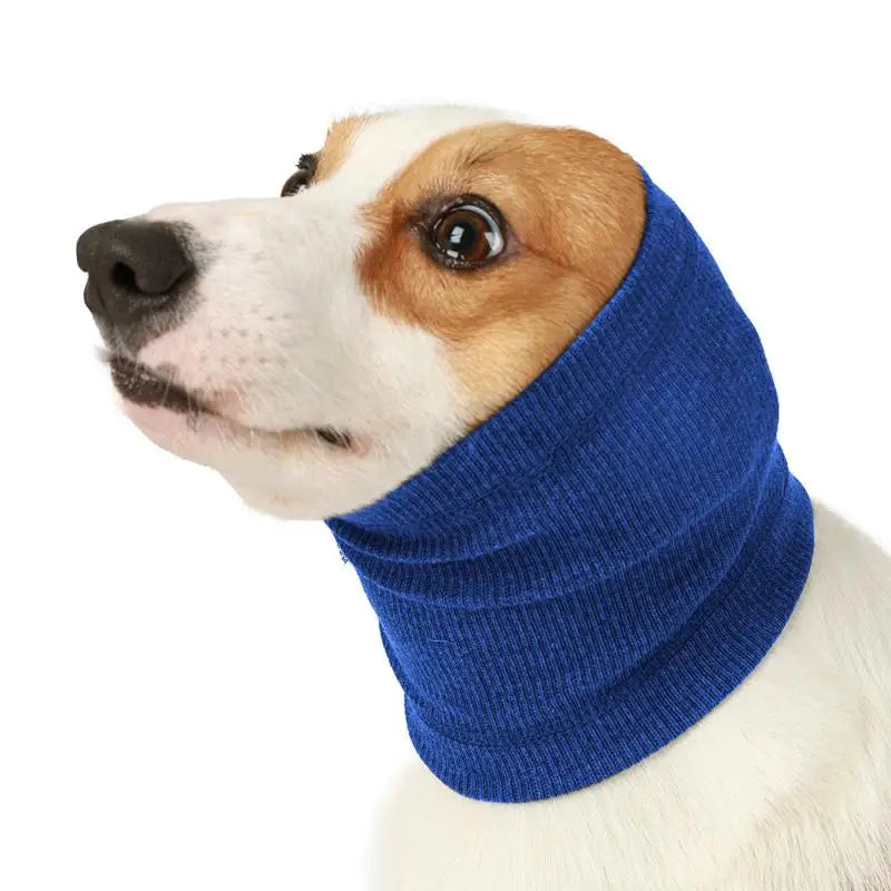 Dog Grooming Earmuff Warm Headband Ear Cover Neck Hat Noise Cancel Zpaxo Blue M