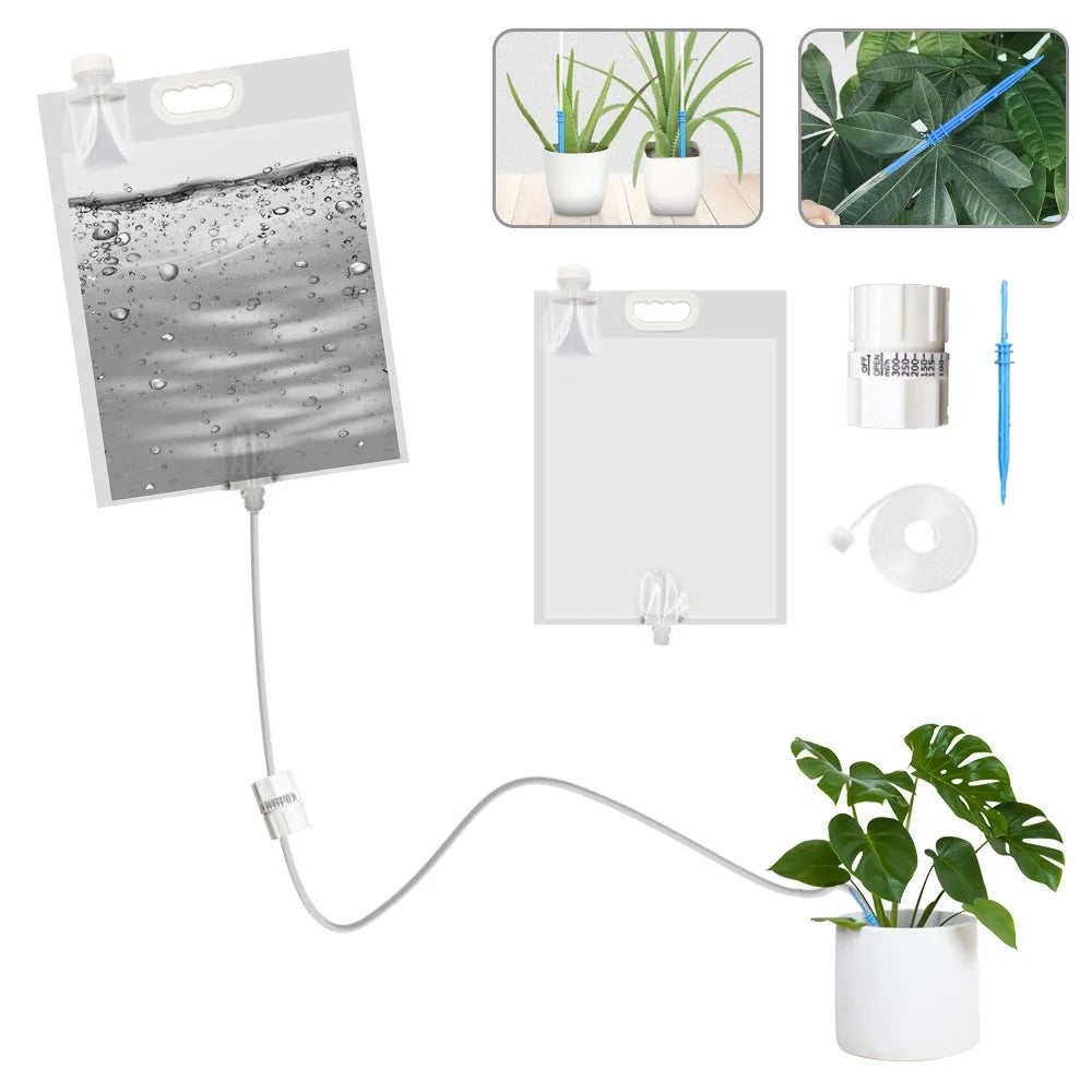 Automatic Watering Device Plant Irrigation Tools Dripper Kits Lazy Planting Kit Garden Watering Water Bag Auto Drip Arrow Zpaxo