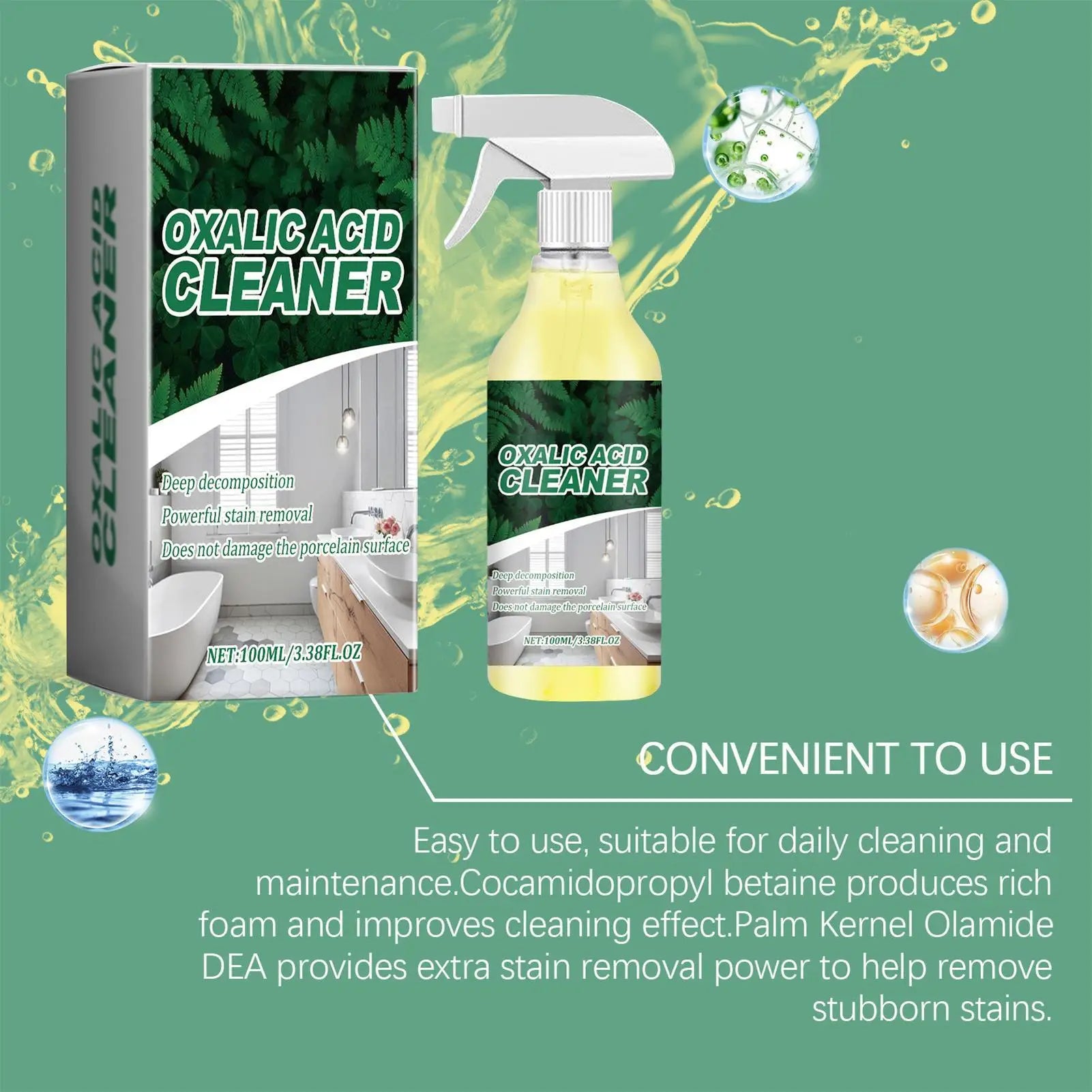 Toilet Bowl Cleaner Deodorizing Protective Spray Urine Remover