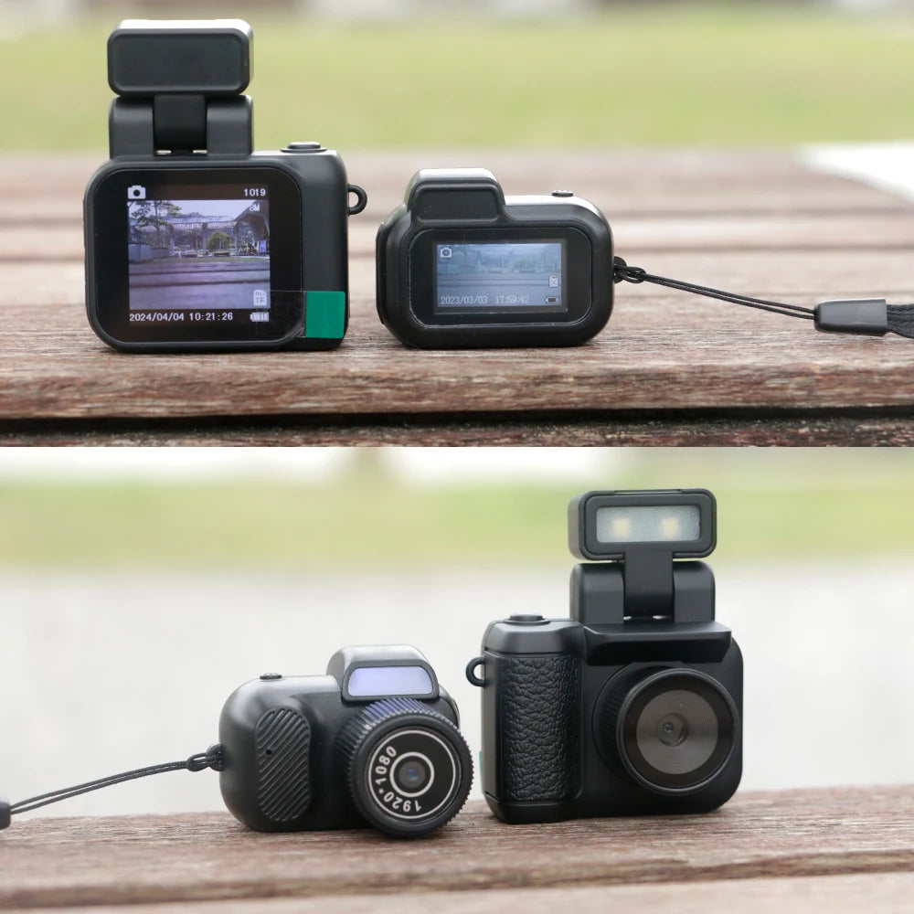 Y4000 Monoreflexes Style Mini Camera With Flash Lamp And Battery Dock Portable Video Recorder DV 1080P With LCD Screen Y3000 Zpaxo