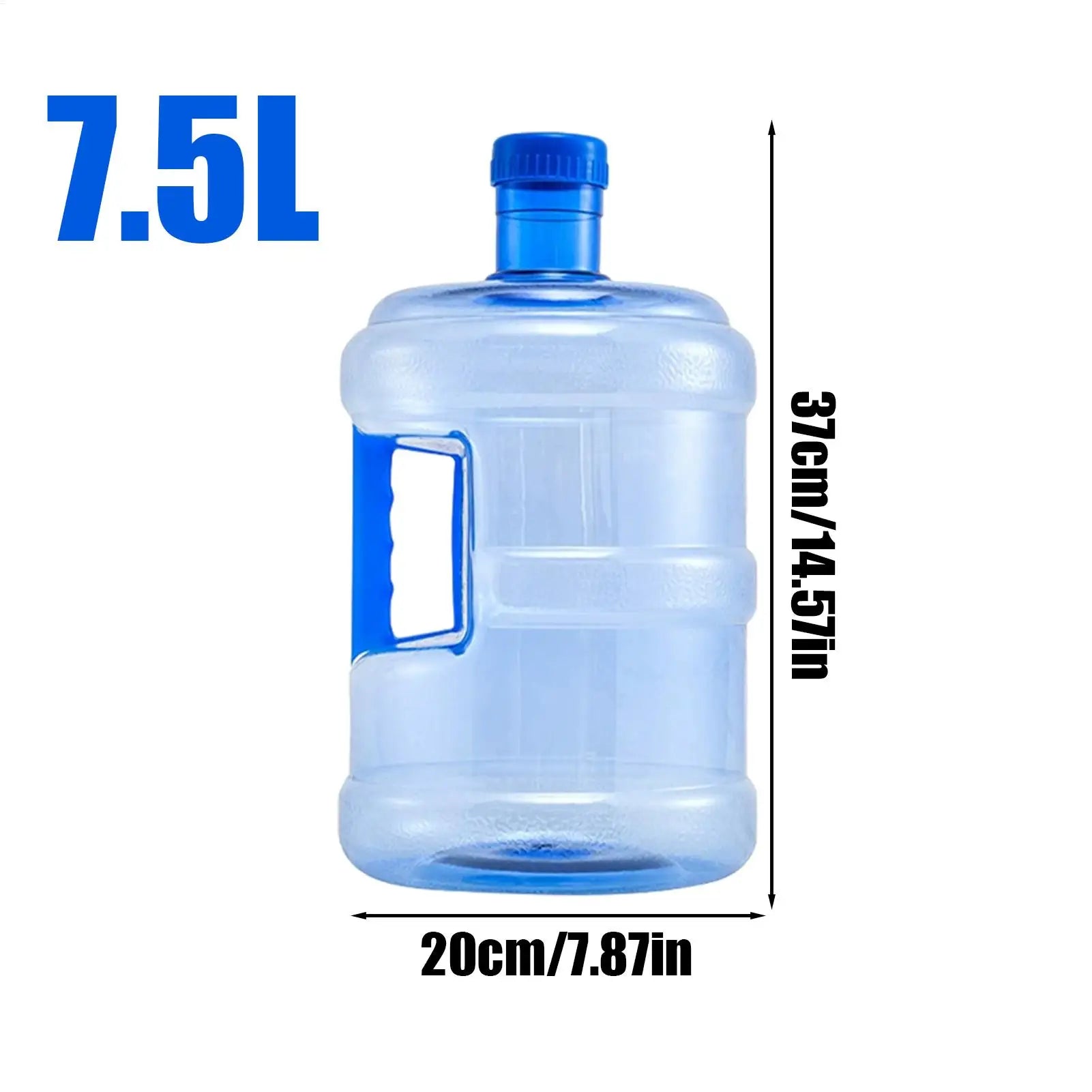 Multifunctional 7.5/5L Camping Water Storage Water Pitcher with Handle sturdy Canteen portable for Picnic Outdoor Hiking Camping Zpaxo