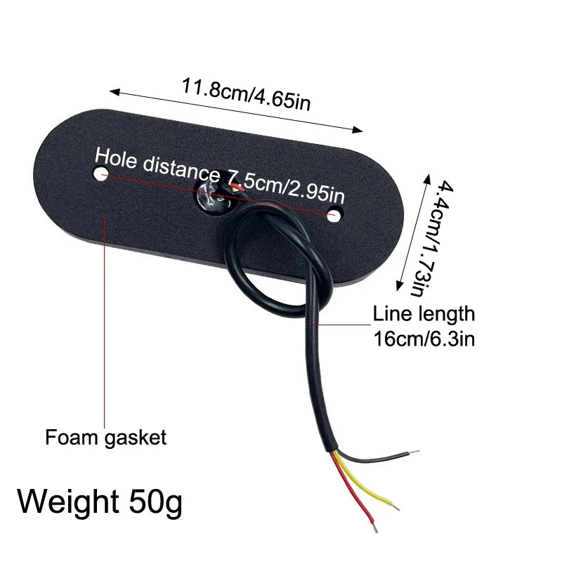 12V/24V LED Side Marker Light – Flashing & Constant Modes