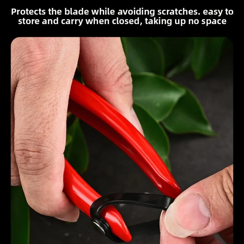 Stainless steel pruning shears, orchard fruit picking shears, orchard fruit trees, flower branches grafting scissors tools Zpaxo