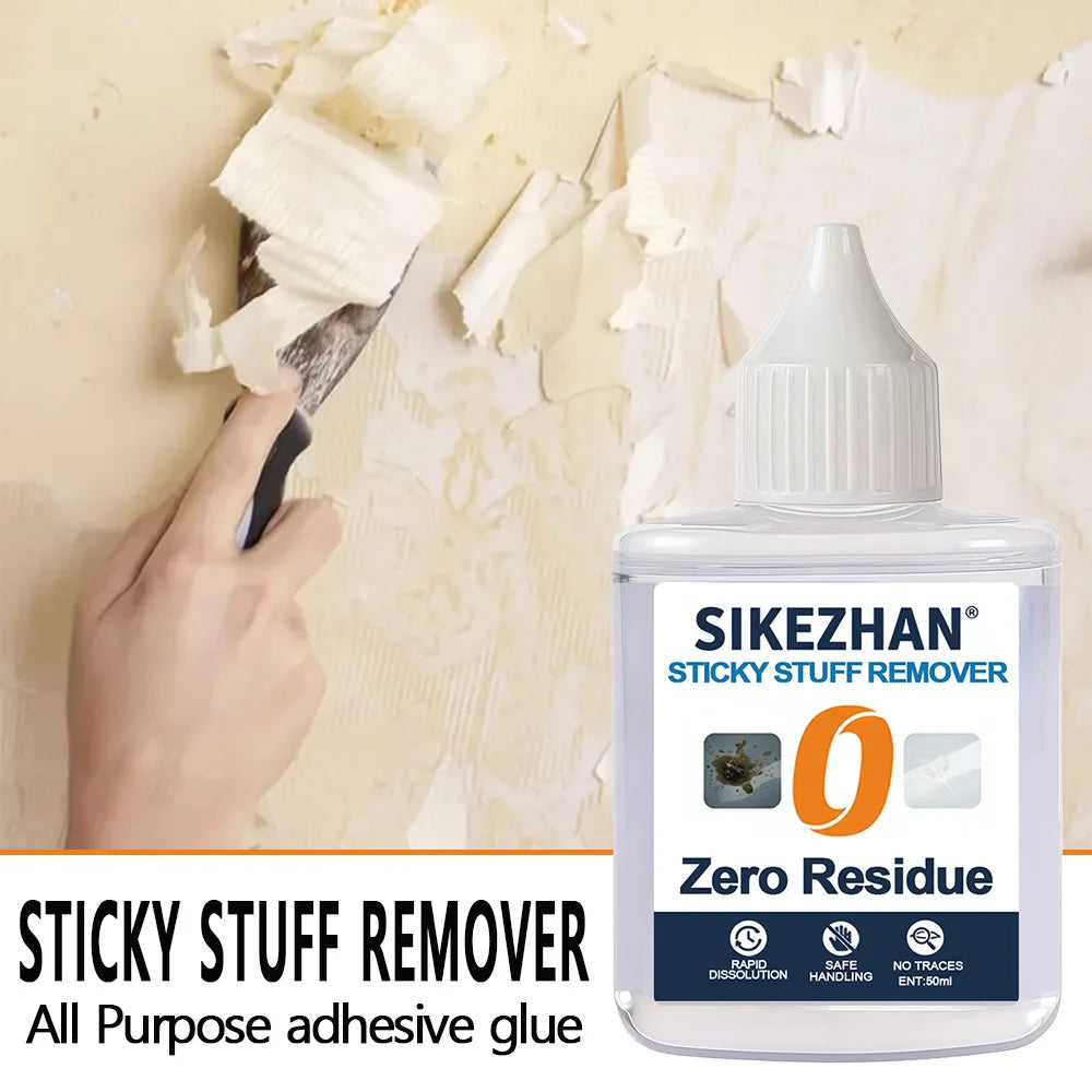 50ml All Purpose Adhesive Glue Remover Sticky Residued Remover Auto Car Sticker Car Glass Label Cleaner Adhesive Glue Removal Zpaxo