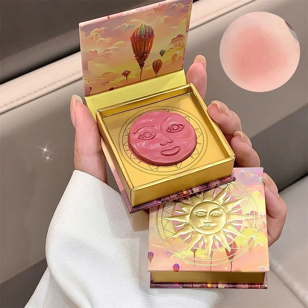 Expression Blush Cream Brown Cheek Face Rouge Relief Sunshine Blusher Zpaxo