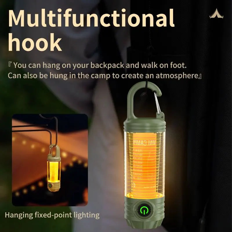 POCKETMAN 6-Mode USB Rechargeable LED Camping Lantern