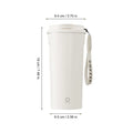 Self Stirring Cup Waterproof Straw Lid Automatic Coffee Mug Milk