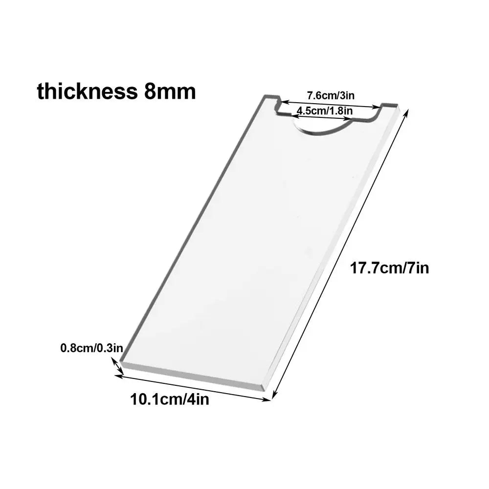 Bed Stoppers 2-Piece Clear Wall Bumpers Non-slip Furniture Protector