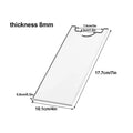 Bed Stoppers 2-Piece Clear Wall Bumpers Non-slip Furniture Protector